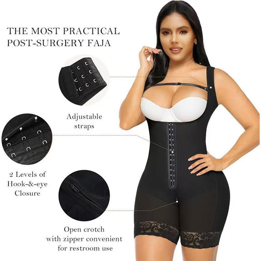 In 2025, the new one-piece corset has 3 rows of Shapewear Women Tummy Control.