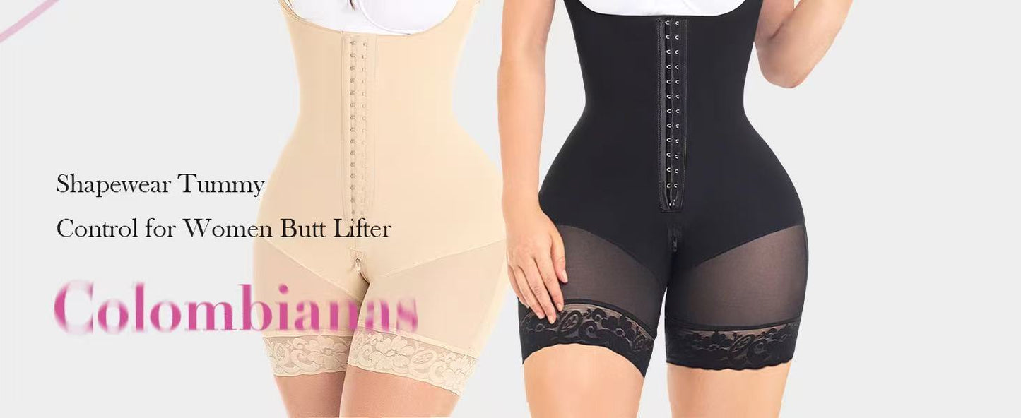 In 2025, the new one-piece corset has 3 rows of Shapewear Women Tummy Control.