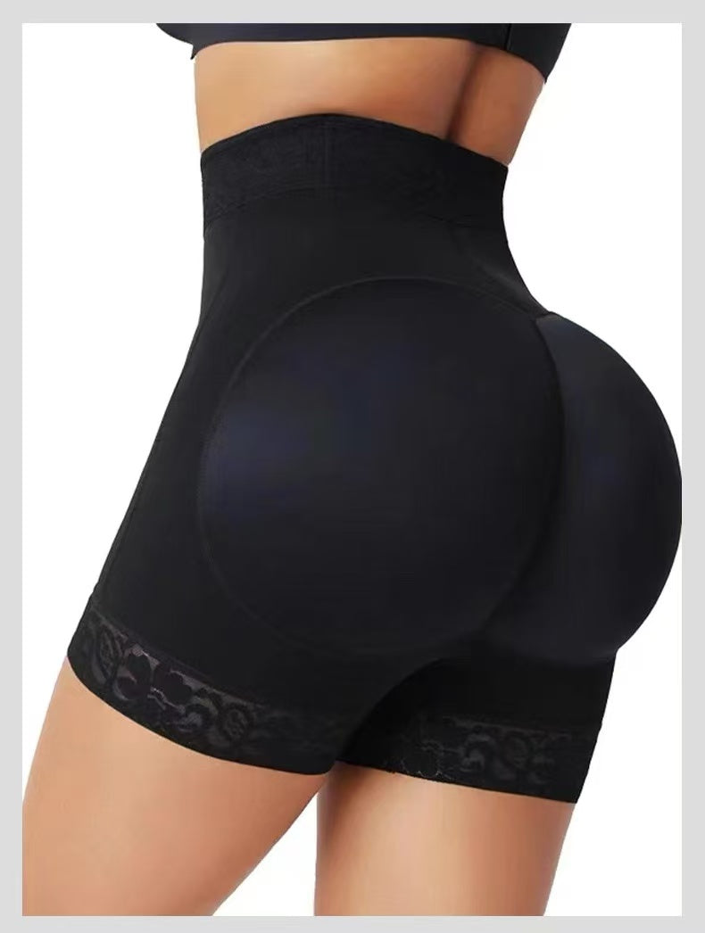 New ass-hugging body clothes, abdomen pants, zippers and hip-lifting pants artifact, buttocks exposed, breathable, beautiful buttocks and postpartum body-shaping pants.
