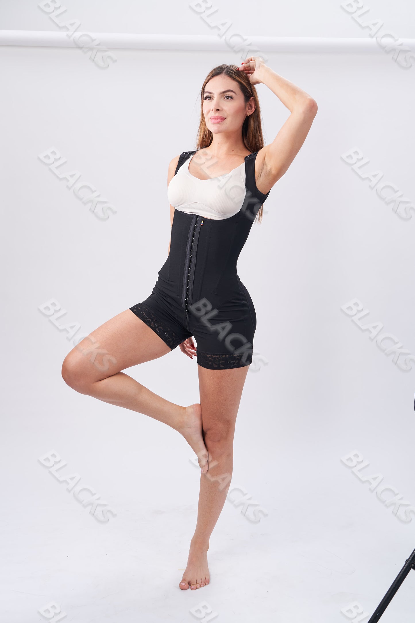 Ehrisw  Fajas Colombianas Shapewear for Women Tummy Control Full Shapewear Butt Lifter with Zipper Crotch