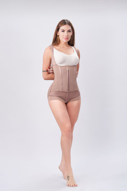 Ehrisw Fajas Colombianas Shapewear for Women Tummy Control Full Shapewear Butt Lifter with Zipper Crotch